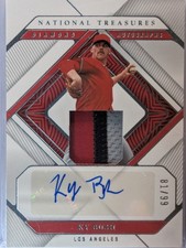 2023 Panini National Treasures #DIA-KB Ky Bush Diamond Autographs #/99