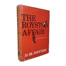 V. RARE - The Royston Affair, Devine, RED BADGE DETECTIVE - 1965 HC/DJ Dodd Mead