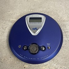 Sony CD Walkman D-NE300 Blue Tested Works