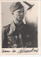 Franz-Josef Beerenbrock Signed Photo / Autographed World War 2 Luftwaffe Ace