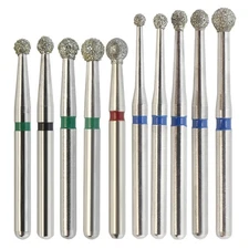 Multi-Use Round Diamonds Dental FG Burs 801 801L Friction Grip Surgical 19 22mm