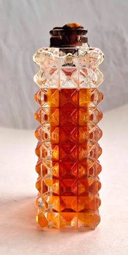 Vintage Blumiger Duft in Nagelglas Parfümflasche mit Inhalt ohne Verschluss, geschliffener Versand - Bild 7 von 11
