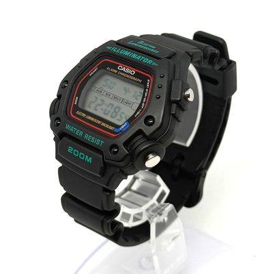CASIO Watch DW-290 200M Waterproof Digital Watch - Excellent (No