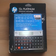 NEW SEALED HP 12c Platinum Financial Calculator 130 Functions REAL ESTATE BANKIN