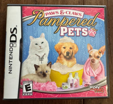 ❤️Nintendo DS Play THQ Paws & Claws Pampered Pets Game 2009 Tested Rated E