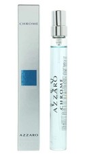AZZARO CHROME for Men Cologne 0.33 oz 10ml Eau de Toilette Mini Spray NEW IN BOX