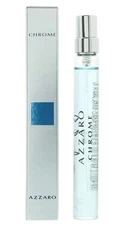 AZZARO CHROME for Men Cologne 0.33 oz 10ml Eau de Toilette Mini Spray NEW IN BOX