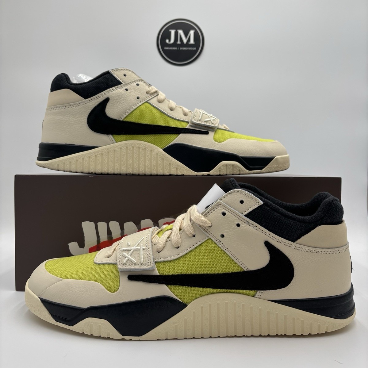 Travis Scott × Nike Jordan Bright Cactus Nike Jordan Jumpman Jack Travis Scott Bright Cactus Size 14