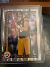 2025 Topps Chrome Will Howard Wave Refractor Rookie Pittsburgh Steelers