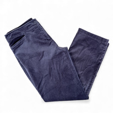 Eileen Fisher Velour Velvet Pants M Charcoal Gray Stretch Straight Leg Soft Luxe