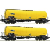 Roco 76025 H0 2Er Set Kesselwagen Zacns, Gatx, Ep.Vi H0 + Neu