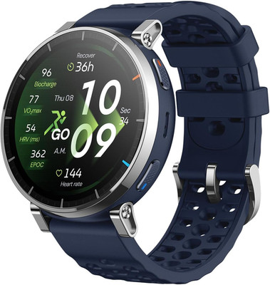 Amazfit Active 3 Premium 45Mm GPS Lauf-Smartwatch, 1,32'' AMOLED Saphir-Display,