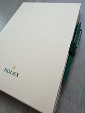 Rolex Notebook + Pen Set | Emerald Green  Bal...