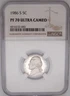 1986-S JEFFERSON NICKEL NGC PF70 ULTRA CAMEO = RARE & SCARCE w/ Book $2,000!