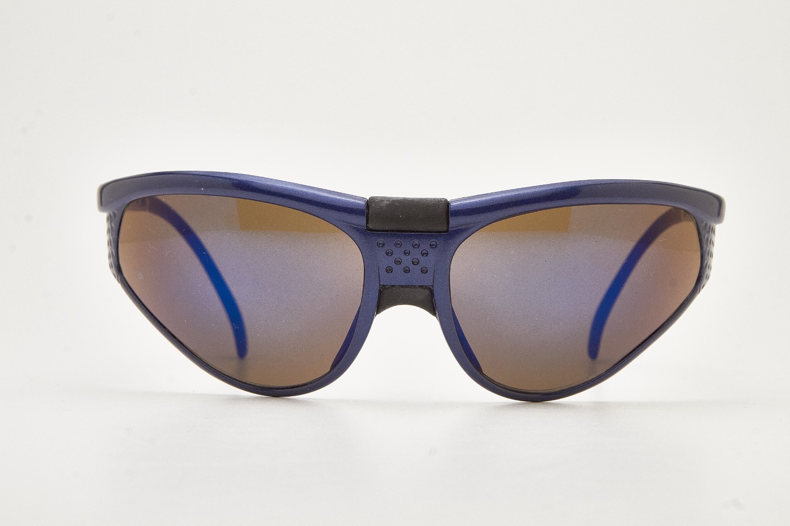 Gorpcore Sunglasses AHEAD Blue Mirrored Wraparound Rave Y2K Oversized image 3