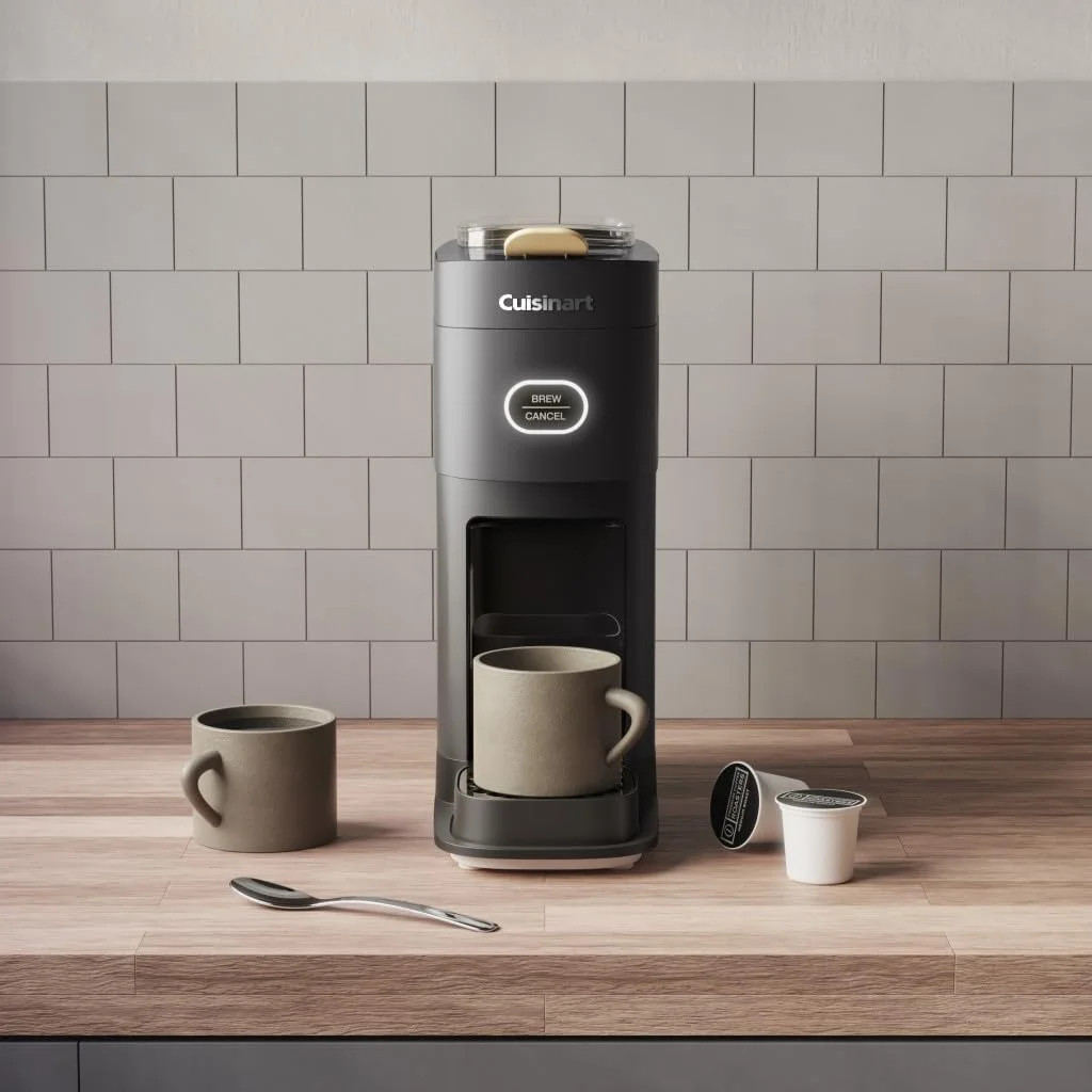 New, CUISINART Soho Single-Serve Coffeemaker, Black, SS-7BK