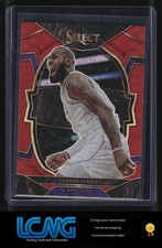 2022-23 Panini Select #26 LeBron James Red Wave Prizms Y3C