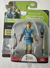 World of Nintendo Link Action Figure Zelda Breath of the Wild JAKKS Series 2-6