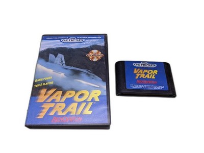 Vapor Trail: Hyper Offence Formation Sega Genesis Cartridge and Case No manual