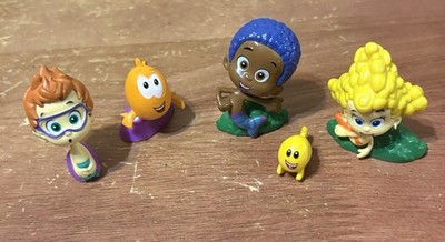 Nickelodeon Bubble Guppies - Lot Of 5 Mini PVC Figures / Cake Toppers