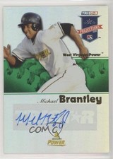 2008 TRISTAR PROjections Green Reflectives 18/50 Michael Brantley #297 Auto ow6