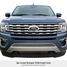 Stainless Steel Lower Bumper Mesh Grille 2018-2024 Ford Expedition
