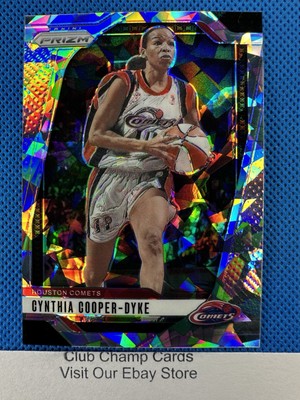 2024 #21 Cynthia Cooper-Dyke Panini Prizm WNBA Ice Prizm Comets