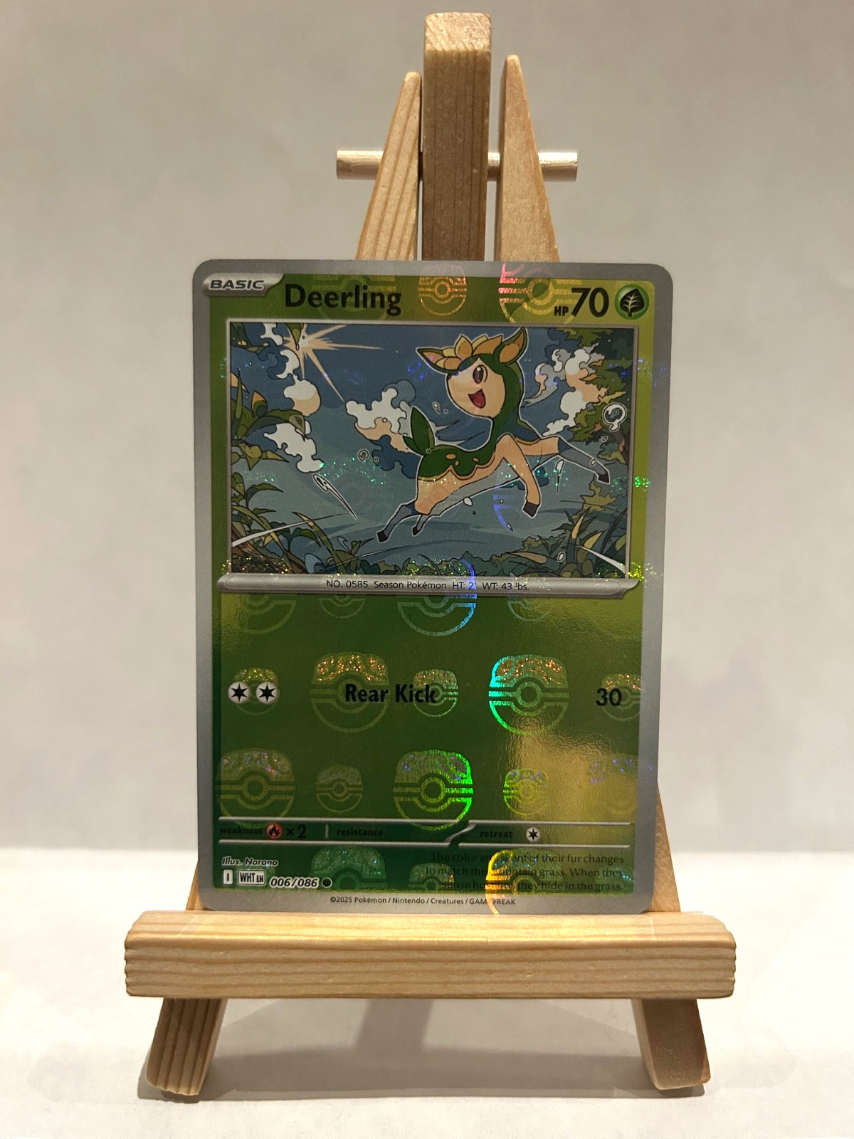 Deerling (Master Ball Pattern) 006/086 Sv: White Flare Holo - NM