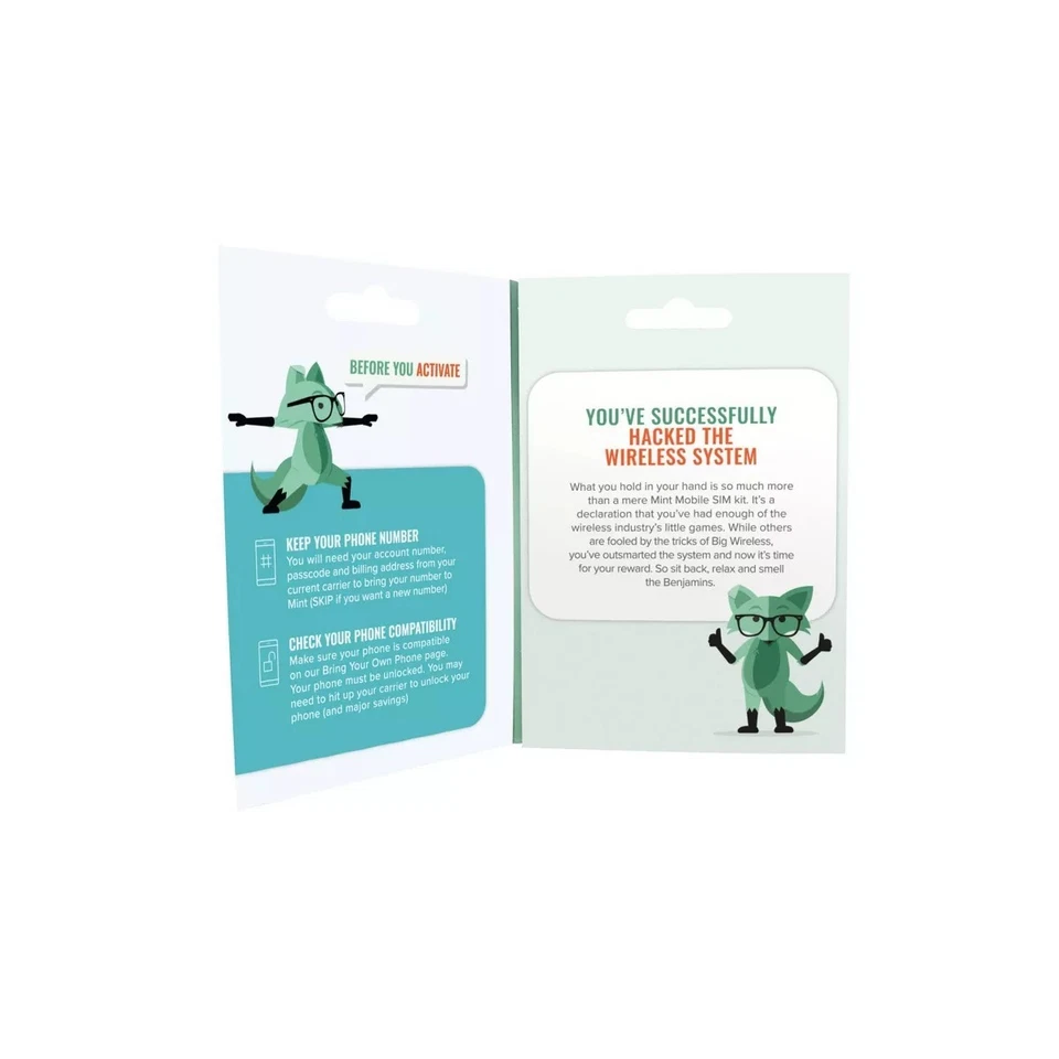 Mint Mobile 12 Month Unlimited Talk Text Data Prepaid 1 Year Physical-SIM 📱🔥  - Image 3 of 4