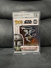 funko pop star wars the mandalorian With Child #402 signed By Pedro pascal SWAU