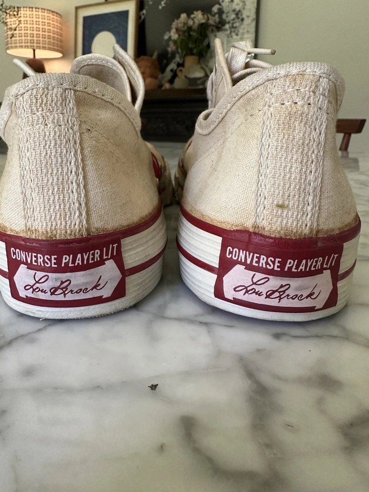 复古匡威播放器 L/T Lou Brock,尺寸 12 Deadstock 1972 — 第 4/4 张图片