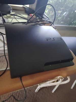 Sony PlayStation 3 Slim PS3 160GB  Console HDMI + Power Cable+games