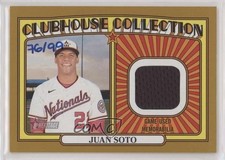 2021 Heritage High Number Clubhouse Collection Relics Gold /99 Juan Soto 9hx