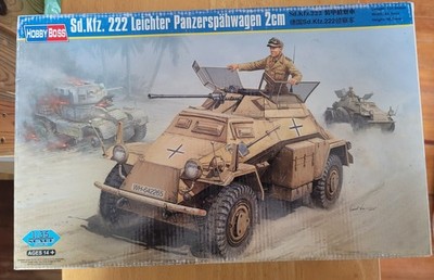 Hobby Boss Sd.Kfz. 222 Leichter Panzerspahwagen 2cm 1:35 Scale Model Kit 