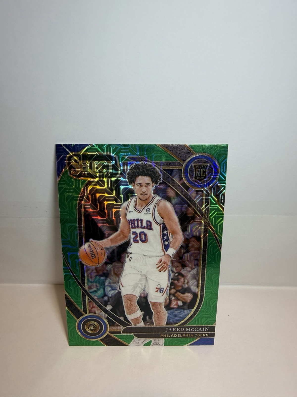 2024-25 Panini Select - Courtside Jared McCain #283 Green Mojo Prizm (RC)
