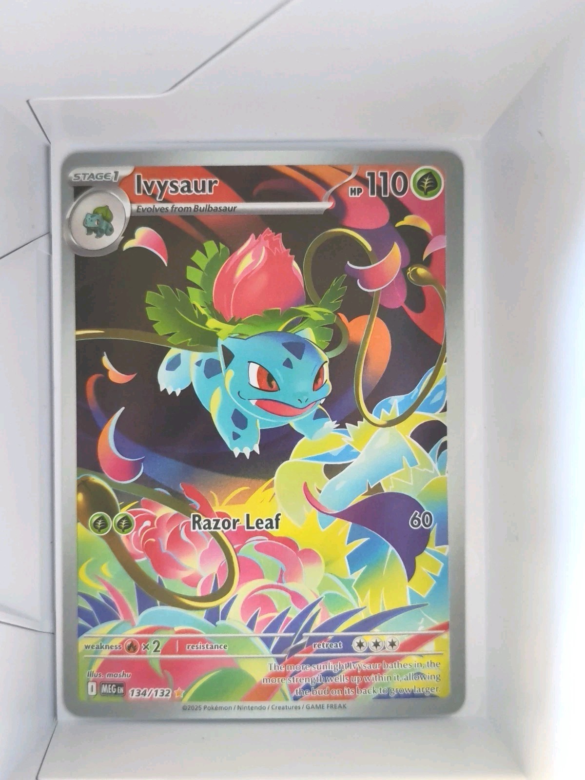 ivysaur 134/132 Mega Evolution 01 NM 02