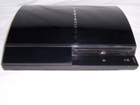 Playstation 3 Fat CECHA01 PS3 Backwards Compatible Console & AC Cord ONLY TESTED