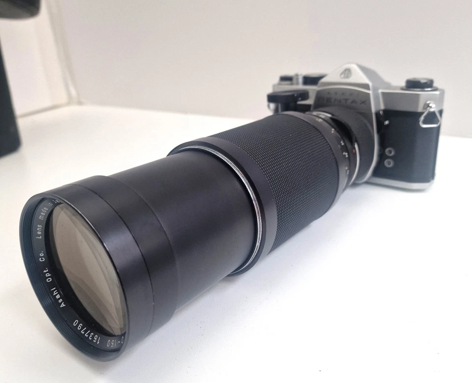 Camera Pentax Spotmatic SP Film, with Lens zoom Takumar 1:4,5 70 -150 From JAPAN - Imagen 3 de 4