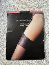 Victoria  s Secret Body By Victoria Light Shaping Black Stockings 15 Denier sz A