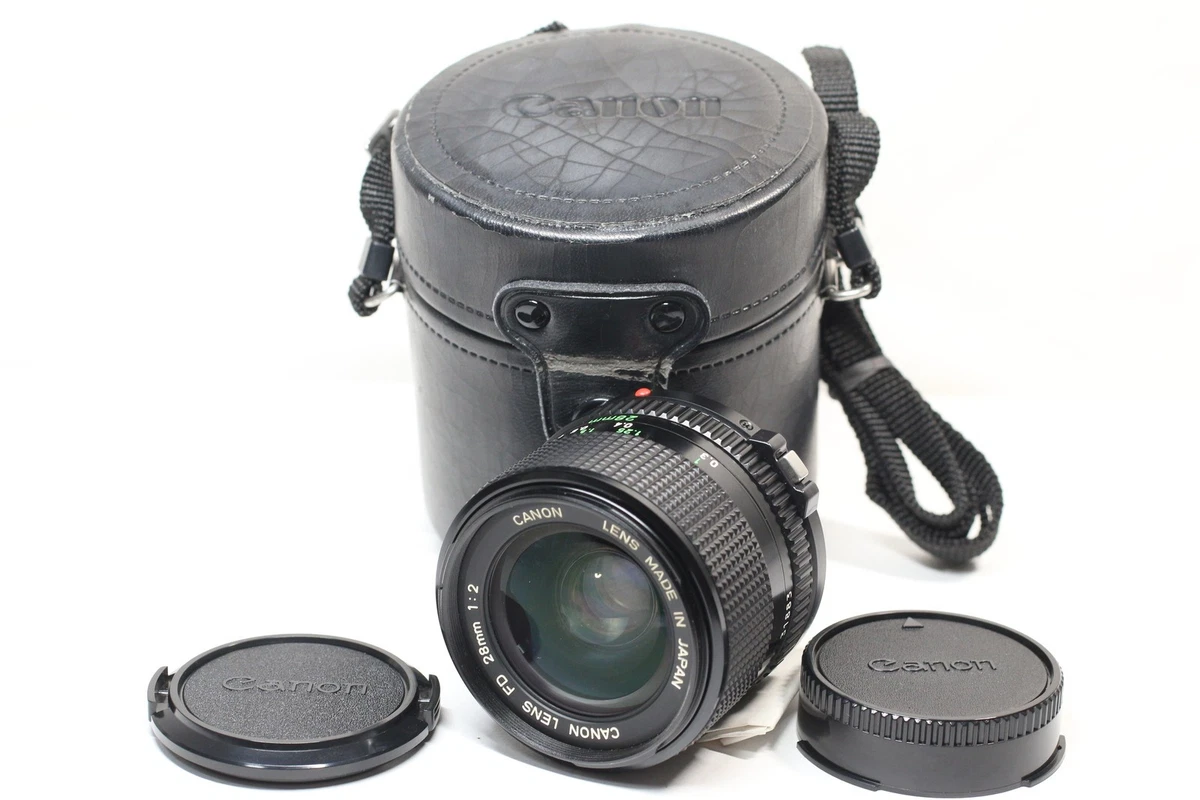 Canon New FD 28mm F/2 MF Wide Angle Prime Lens Made In Japan w