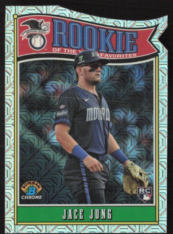 2025 Bowman Rookie of the Year Favorites Mojo Jace Jung Rookie #ROY-8 GS1