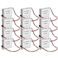 12x Exell Battery Door Lock 6V Battery Fits Saflok and Intellis S7400-12 USA