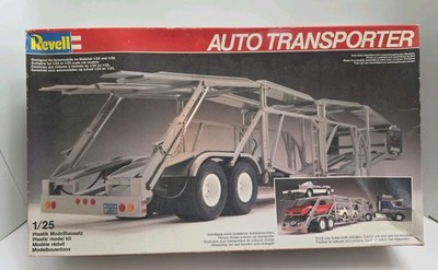Revell Auto Transport Trailer  Car Carrier 1/25 Scale Plastic Model 85-1509 OPEN