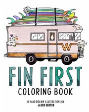 FIN FIRST Coloring Book by Jason (English) Paperback Book