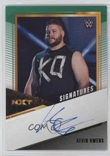 2022 Panini WWE NXT NXT Alumni Signatures Green Kevin Owens #AS-KOW Auto 0s2
