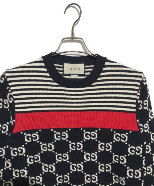 S Gucci Gg Jacquard Border Knit | eBay S Gucci Gg Jacquard Border Knit | eBay