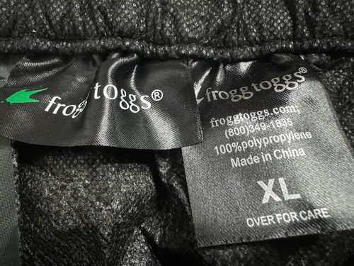 Frogg Toggs Rain Pants Size XL Black - Picture 10 of 10
