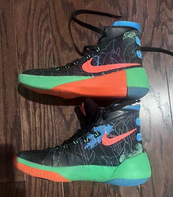 Nike Hyperdunk 2015 Youth Multicolor Basketball Shoes Size 5.5Y #749567-084 EUC