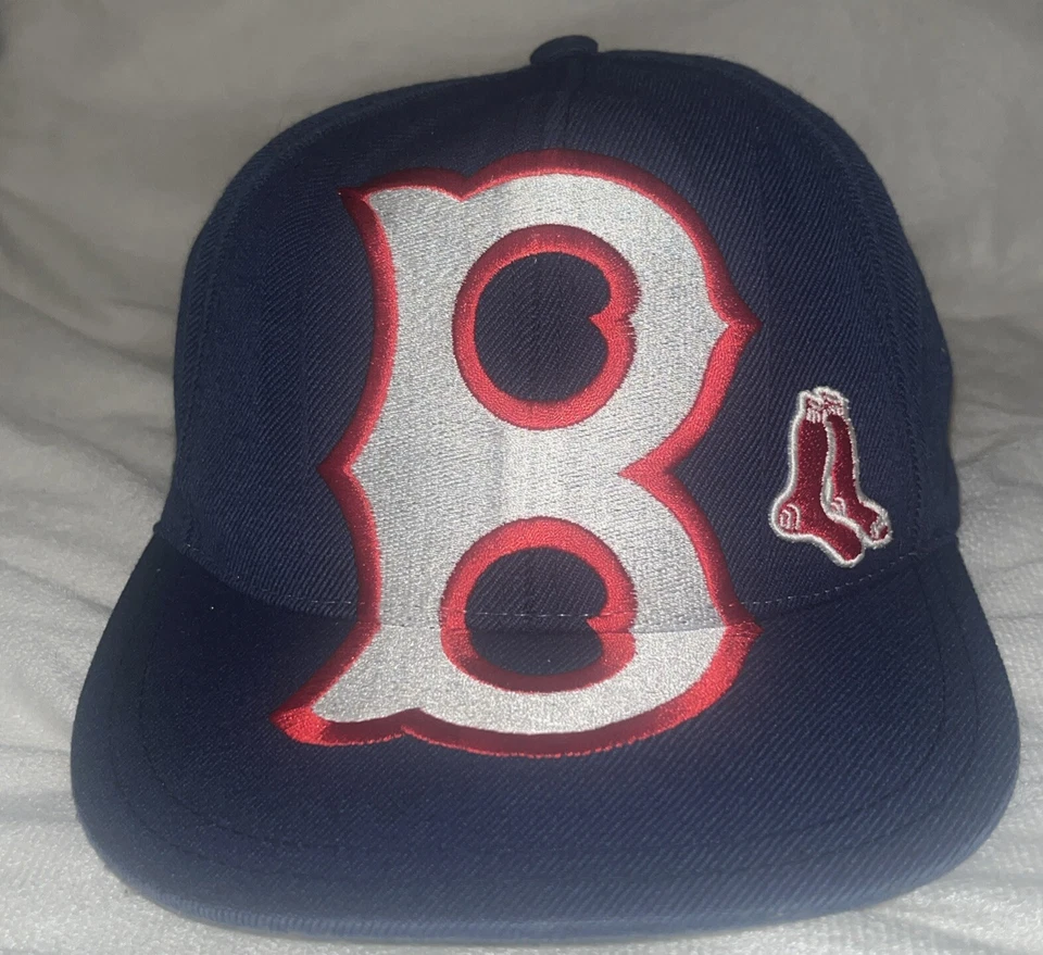 VTG 90's American needle Boston Red Sox Logo On Bill Cap 7” 3/8 Pro Model - Image 3 of 4