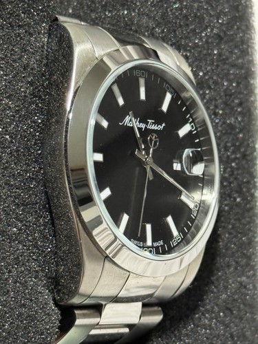 Mathey-Tissot Mathey I Quartz black Dial Men's Watch H450AB - Picture 2 of 7